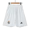 Real Madrid Home Soccer Shorts 2024/25 - acejersey