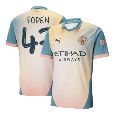 Men's Manchester City FODEN #47 Fourth Away Soccer Jersey 2024/25 - acejersey