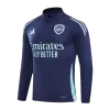 Arsenal 1/4 Zipper Navy Tracksuit Kit(Top+Pants) 2024/25 for Adults - acejersey