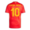 Men's Spain LAMINE YAMAL #10 Home Soccer Jersey Euro 2024 - acejersey