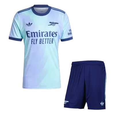 Men's Arsenal Third Away Jersey (Jersey+Shorts) Kit 2024/25 - acejersey