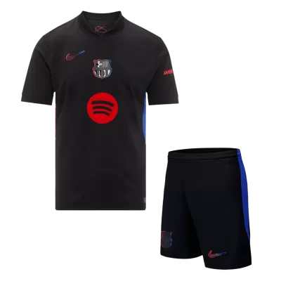 Men's Barcelona Away Jersey (Jersey+Shorts) Kit 2024/25 - Spotify Logo Without Text - acejersey