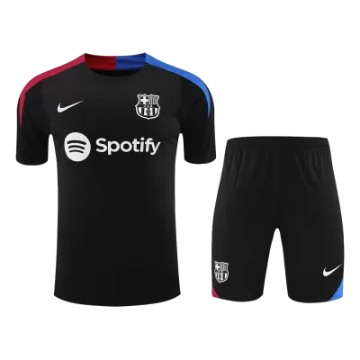 Men's Barcelona Pre-Match Jersey (Jersey+Shorts) Kit 2024/25 - acejersey