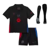 Kid's Barcelona Away Jersey Full Kit 2024/25 - Spotify Logo Without Text - acejersey