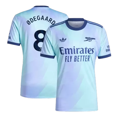 Men's Arsenal ØDEGAARD #8 Third Away Soccer Jersey 2024/25 - acejersey