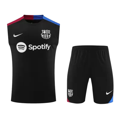 Men's Barcelona Pre-Match Kit (Vest+Shorts) 2024/25 - acejersey