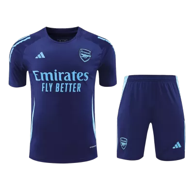 Men's Arsenal Pre-Match Jersey (Jersey+Shorts) Kit 2024/25 - acejersey