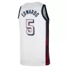 Men's Minnesota Timberwolves Anthony Edwards #5 White Swingman Jersey 2024 - acejersey