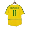 Brazil RONALDINHO #11 Home Retro Soccer Jersey 2002/03 - acejersey