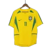 Brazil RONALDINHO #11 Home Retro Soccer Jersey 2002/03 - acejersey