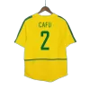 Brazil CAFU #2 Home Retro Soccer Jersey 2002/03 - acejersey