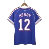 France HENRY #12 Home Retro Soccer Jersey World Cup 1998 - acejersey