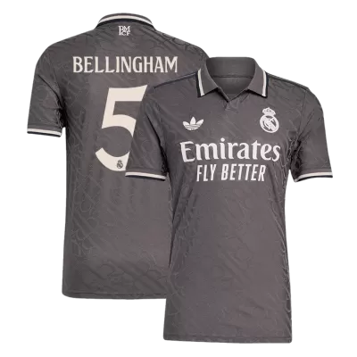 Real Madrid BELLINGHAM #5 Third Away Soccer Jersey 2024/25 - Player Version - acejersey