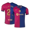 Barcelona F.DE JONG #21 Home Soccer Jersey 2024/25 - Player Version - acejersey