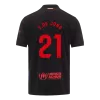 Men's Barcelona F.DE JONG #21 Away Soccer Jersey 2024/25 - acejersey