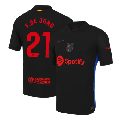 Barcelona F.DE JONG #21 Away Soccer Jersey 2024/25 - Player Version - acejersey