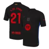 Barcelona F.DE JONG #21 Away Soccer Jersey 2024/25 - Player Version - Spotify Logo Without Text - acejersey