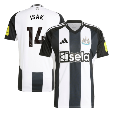 Men's Newcastle ISAK #14 Home Soccer Jersey 2024/25 - acejersey