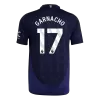 Manchester United GARNACHO #17 Away Soccer Jersey 2024/25 - Player Version - acejersey