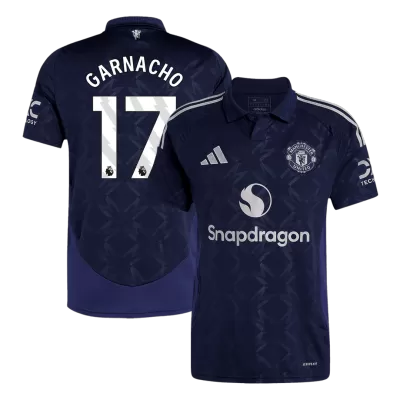 Men's Manchester United GARNACHO #17 Away Soccer Jersey 2024/25 - acejersey