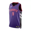 Men's Toronto Raptors RJ Barrett #9 Purple Swingman Jersey 2024/25 - Classic Edition - acejersey