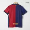 Men's Barcelona Home Soccer Jersey 2024/25 - Spotify Logo Without Text - acejersey