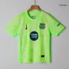 Kid's Barcelona Third Away Jersey Full Kit 2024/25 UCL - Spotify Logo Without Text - acejersey