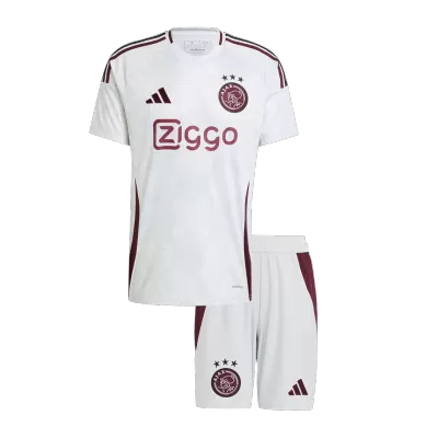 Kid's Ajax Third Away Jersey Kit(Jersey+Shorts) 2024/25 - acejersey