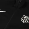 Barcelona Black Jacket Training Kit 2024/25 For Adults - acejersey