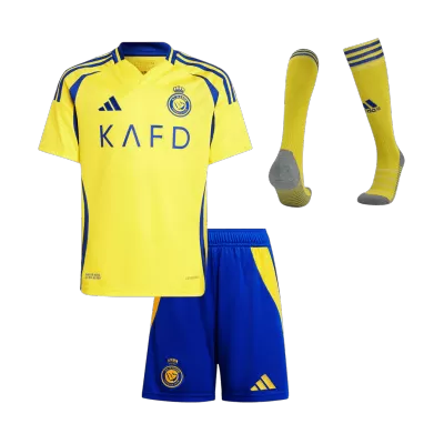 Kid's Al Nassr Home Jersey Full Kit 2024/25 - acejersey