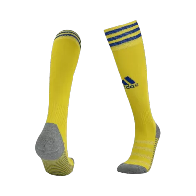 Al Nassr Home Soccer Socks 2024/25 For Adults - acejersey