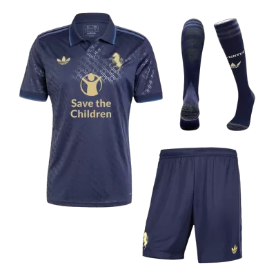 Men's Juventus Third Away Jersey Full Kit 2024/25 - Save The Children Sponsor - acejersey