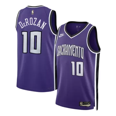 Men's Sacramento Kings DeRozan #10 Purple Swingman Jersey 2024/25 - Classic Edition - acejersey