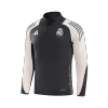 Real Madrid 1/4 Zipper Gray Tracksuit Kit(Top+Pants) 2024/25 for Adults - acejersey