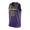 Men's Los Angeles Lakers Austin Reaves #15 Purple Swingman Jersey 2024 - City Edition - acejersey