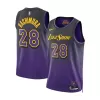 Men's Los Angeles Lakers Rui Hachimura #28 Purple Swingman Jersey 2024 - City Edition - acejersey