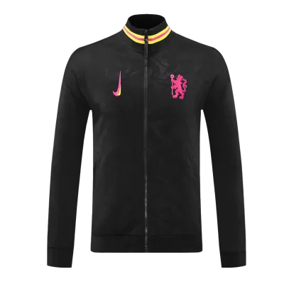 Chelsea Black Track Jacket 2024/25 For Adults - acejersey