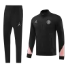 PSG Black Jacket Training Kit 2024/25 For Adults - acejersey