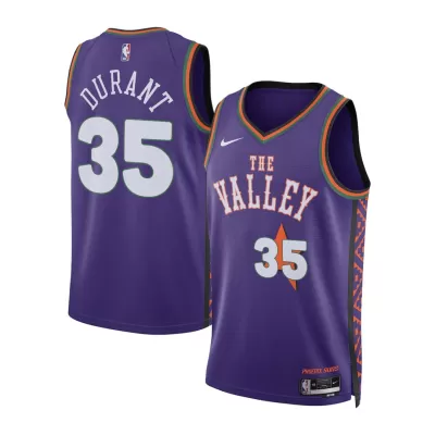 Men's Phoenix Suns Kevin Durant #35 Purple Swingman Jersey 2024/25 - City Edition - acejersey