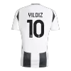 Men's Juventus YILDIZ #10 Home Soccer Jersey 2024/25 - Save The Children Sponsor - acejersey