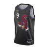 Men's Toronto Raptors RJ Barrett #9 Black Swingman Jersey 2024/25 - City Edition - acejersey