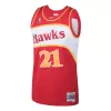 Men's Atlanta Hawks Dominique Wilkins #21 Hardwood Classics Swingman Jersey 1986/87 - acejersey