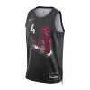 Men's Toronto Raptors Scottie Barnes #4 Black Swingman Jersey 2024/25 - City Edition - acejersey