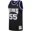 Men's Sacramento Kings Jason Williams #55 Black Hardwood Classics Authentic Jersey 1998/99 - acejersey