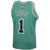 Men's Chicago Bulls Derrick Rose #1 Green Hardwood Classics Swingman Jersey 2008/09 - acejersey