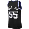 Men's Sacramento Kings Jason Williams #55 Black Hardwood Classics Authentic Jersey 1998/99 - acejersey