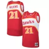 Men's Atlanta Hawks Dominique Wilkins #21 Hardwood Classics Swingman Jersey 1986/87 - acejersey