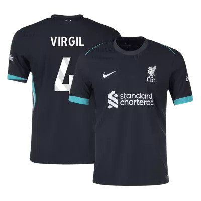 Liverpool VIRGIL #4 Away Soccer Jersey 2024/25 - Player Version - acejersey