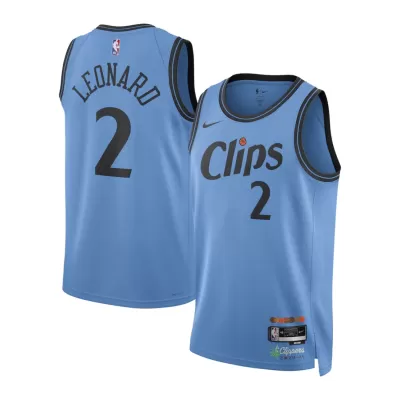 Men's Los Angeles Clippers Kawhi Leonard #2 Light Blue Swingman Jersey 2024/25 - City Edition - acejersey