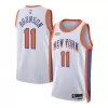 Men's New York Knicks Jalen Brunson #11 White Swingman Jersey 2024/25 - City Edition - acejersey